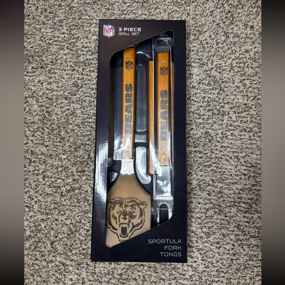 NFL Bears Grill Set